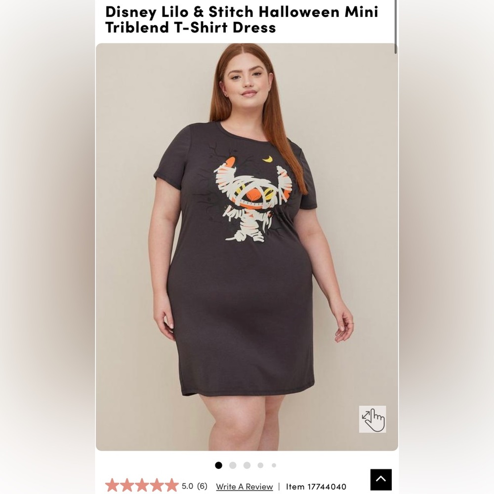 Torrid 2X Halloween Stitch Dress